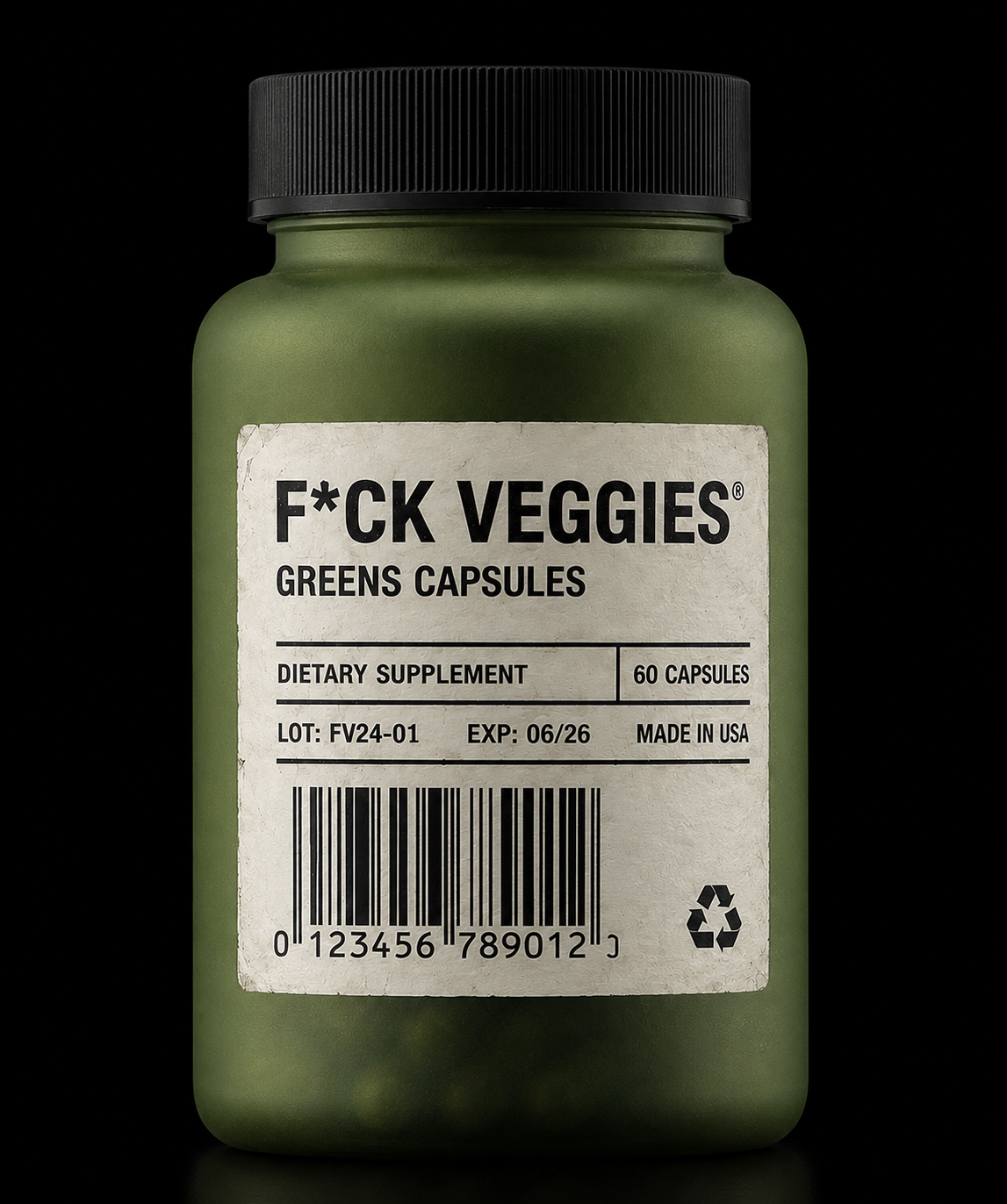 F*CK VEGGIES label